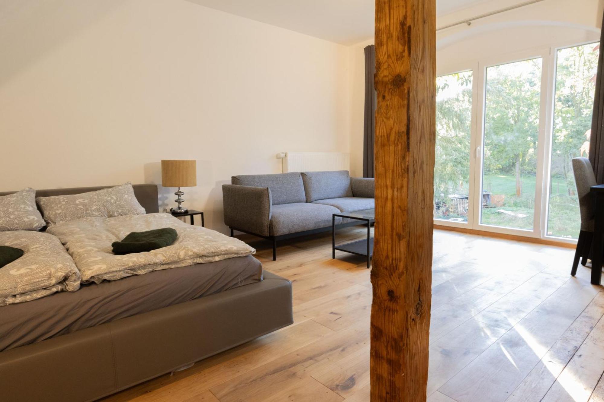 Loft Apartment Mit Grosser Badewanne A Mugeln エクステリア 写真